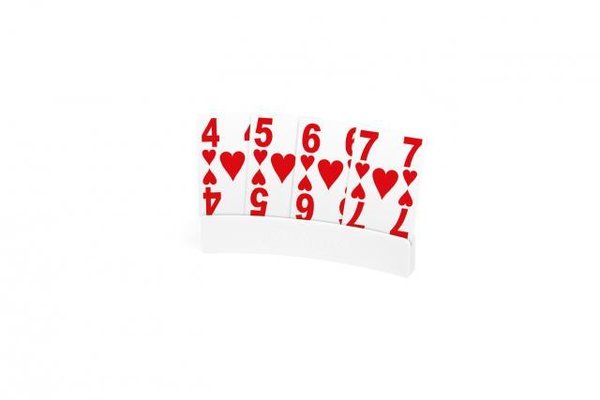 Medsorg Spielkartenhalter 3-teilig Weiß 10 x 170 mm