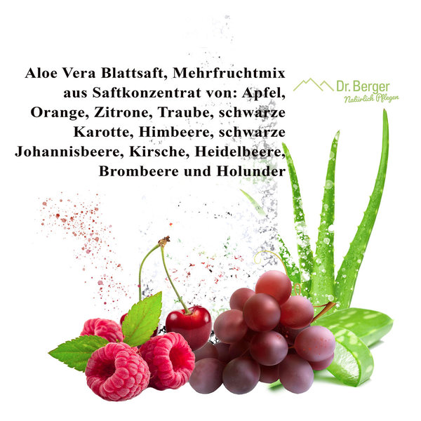 Original Dr. Berger Mehrfruchtsaft Rote Beeren 1000 ml