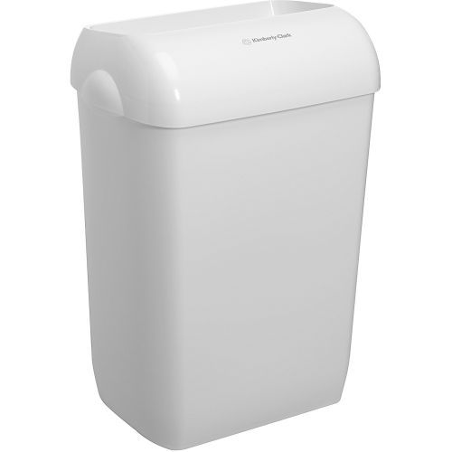 2 Stück Abfallbehälter Aquarius™ aus Kunststoff  Weiß Gr. M