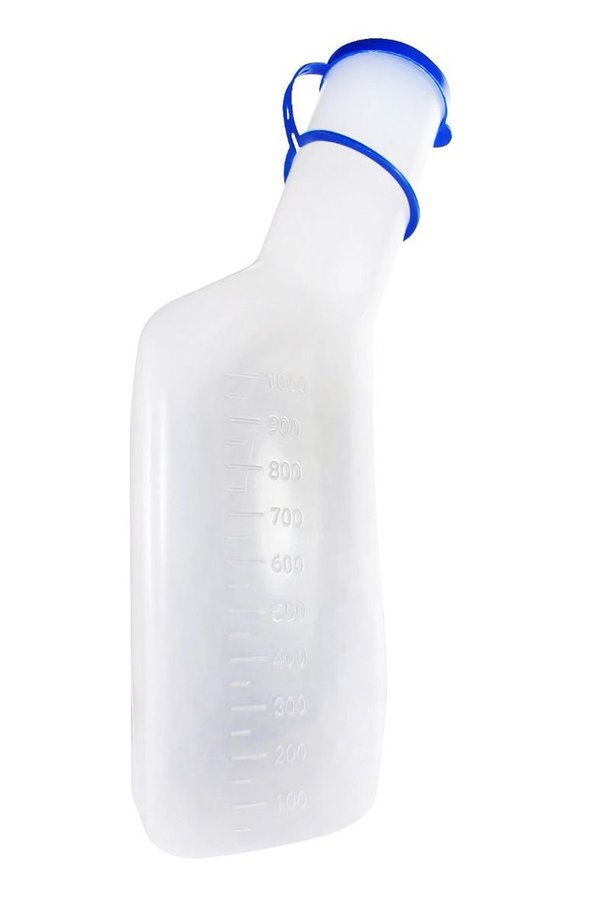 Urinflasche für Männer 1000 ml transluzent