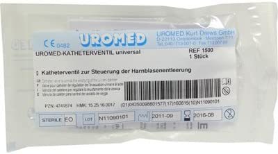 UROMED Katheterventil universal mit Urinbeutel-Adapter