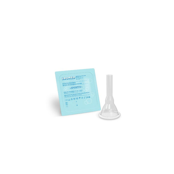 Uromed-Silikon-Kondom-Urinal »sportiv« Kurzkondom d=31 mm 60 mm Klebefläche 4960-3