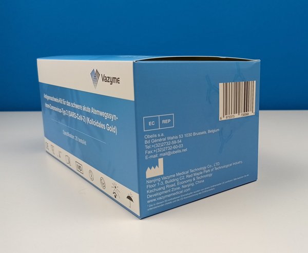 20 Profitests Vazyme Nasal-Schnelltest COVID-19 Antigennachweis-Kit (SARS-CoV-2)