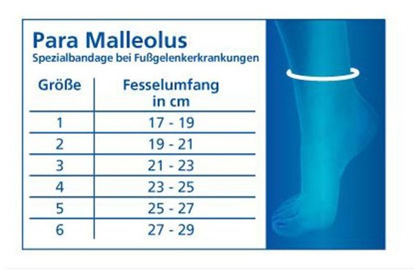 Schiebler Sprunggelenkbandage Para Malleolus verschiedene Varianten